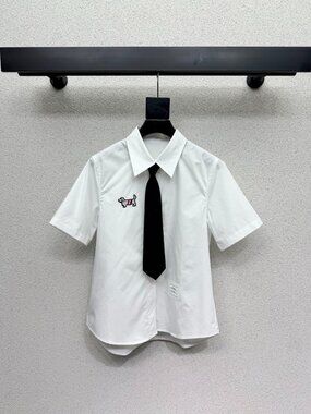 Thom Browne Classic Short-Sleeve Shirt